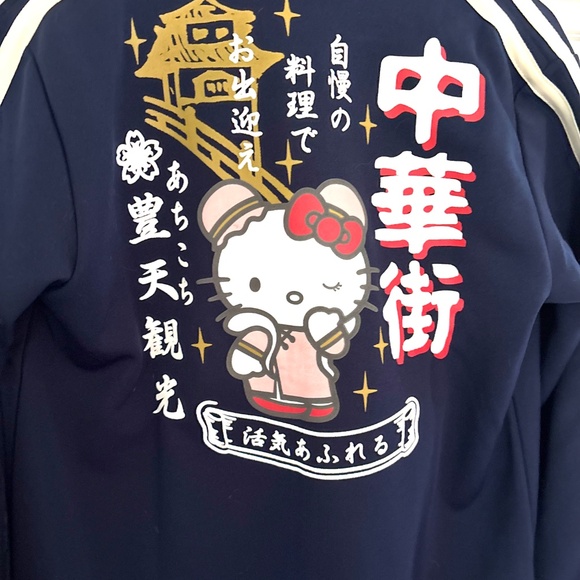 From Harajuku, Tokyo Japan, RARE Vintage 2005 Hello Kitty track style zip Jacket - Picture 5 of 8
